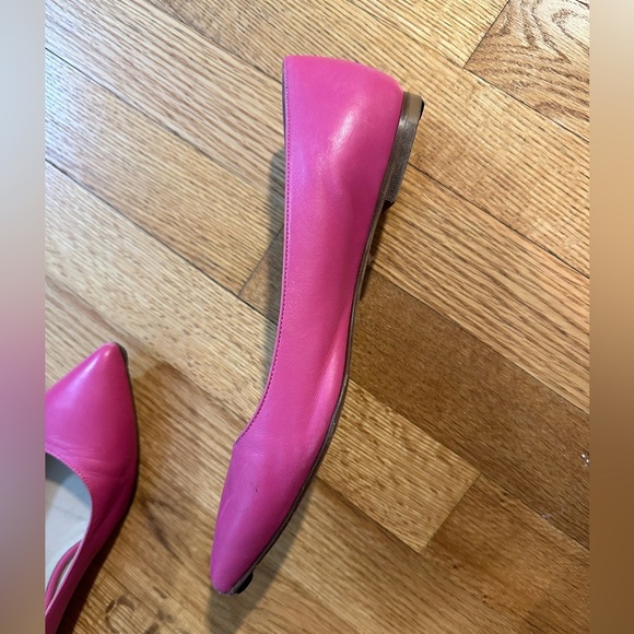M Gemi Fortuna Leather Flat in Raspberry Pink - Picture 5 of 7